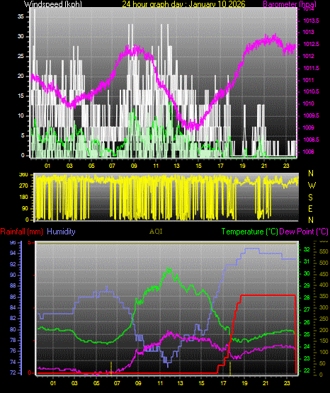 24 Hour Graph for Day 10