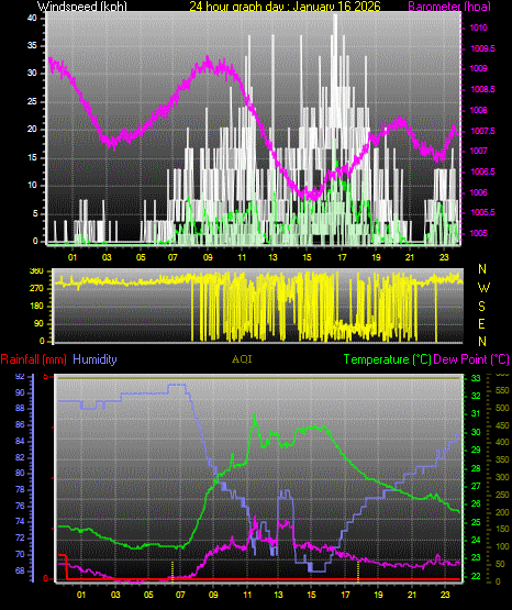 24 Hour Graph for Day 16