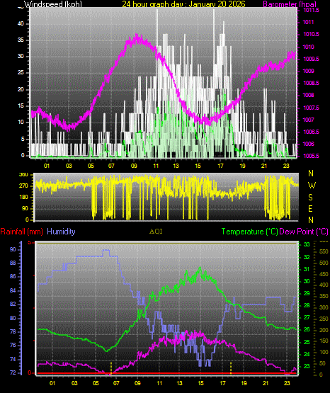 24 Hour Graph for Day 20